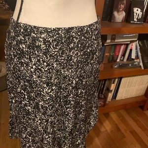 Monochrome Roses skirt